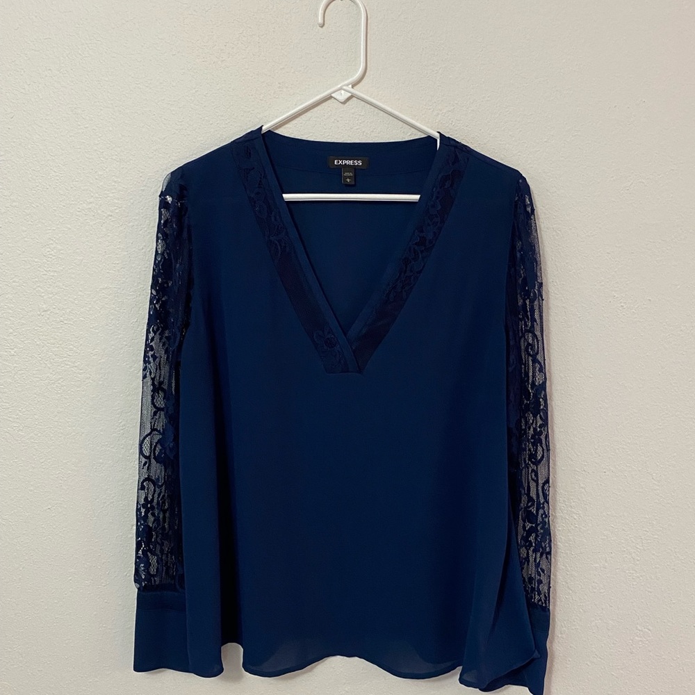 Express Navy Blouse